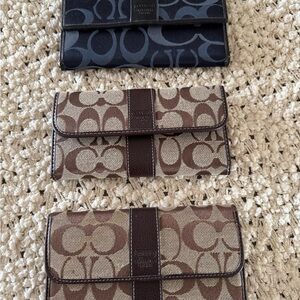 Wanna be a Coach Signature Wallet Trio